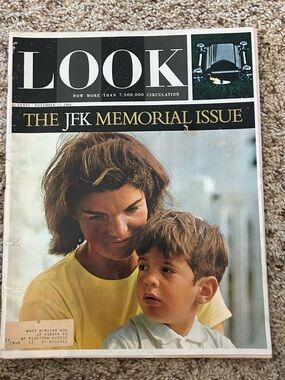 LOOK Magazine "The JFK Memorial Issue" Vintage Cover